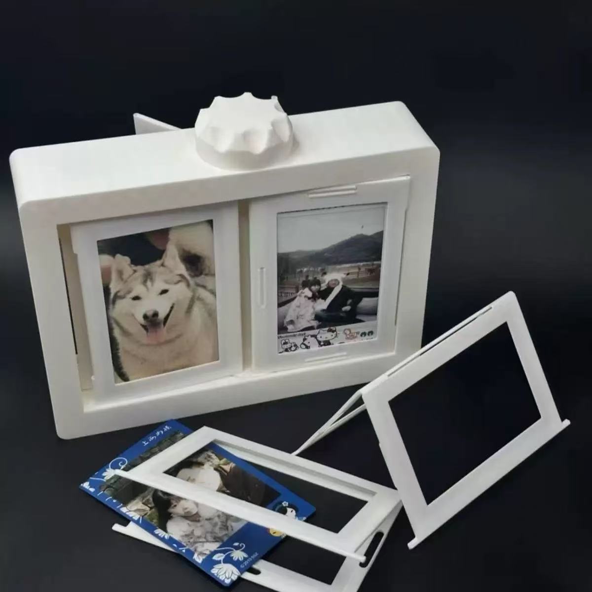Polaroid Photo Album - Album Fotografico Rotante Polaroid, Cornice Fotografica