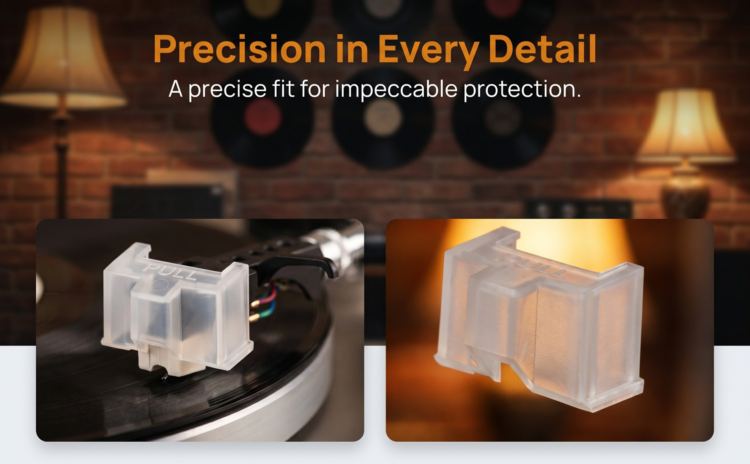 Record Player Needle - 2 Pezzi Coperture Protettive in Plastica