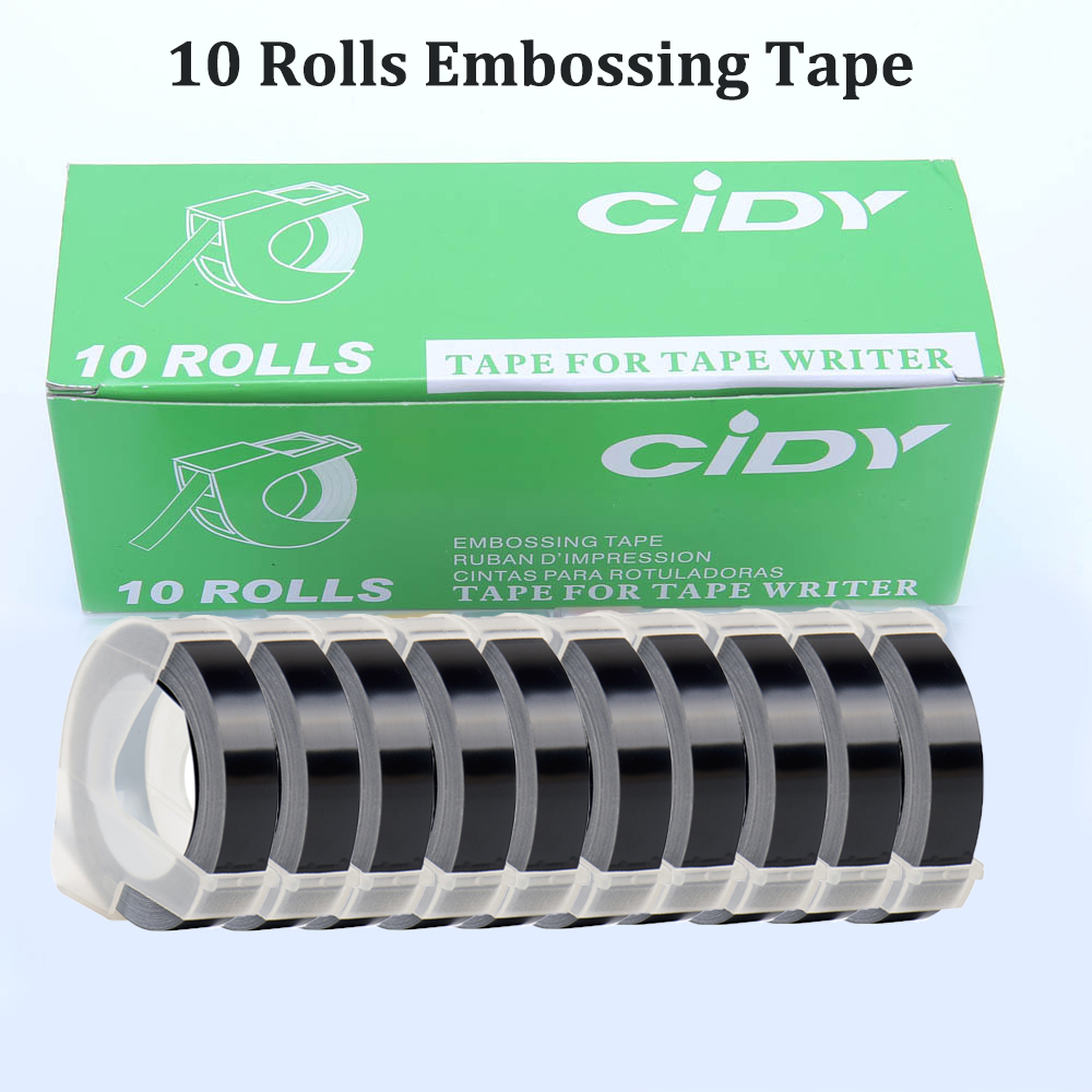 Typewriter Ribbon Roll - 10 rotoli di ricarica per nastro