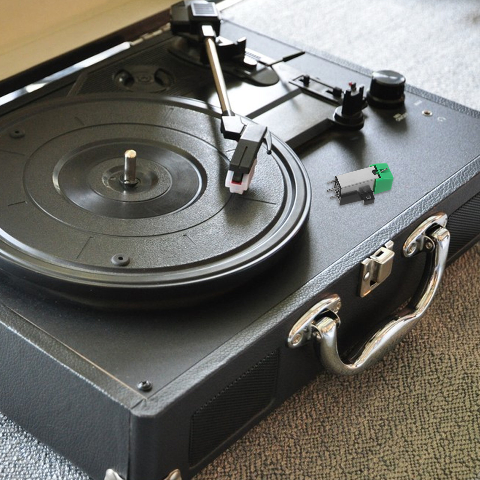 Record Player Needle - Cartuccia magnetica per giradischi, ago stereo,
