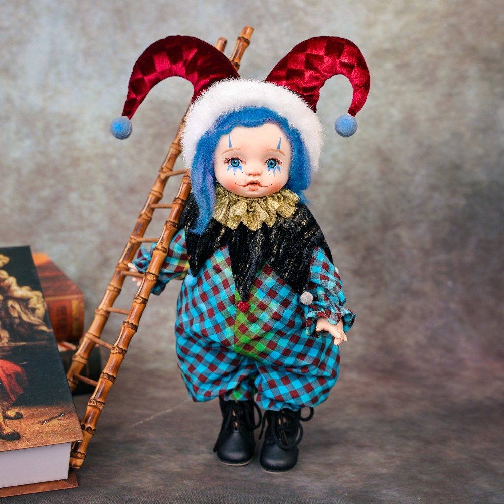 Vintage Collectible And Vintage Dolls - Regalo di Halloween: Bambola Clown in