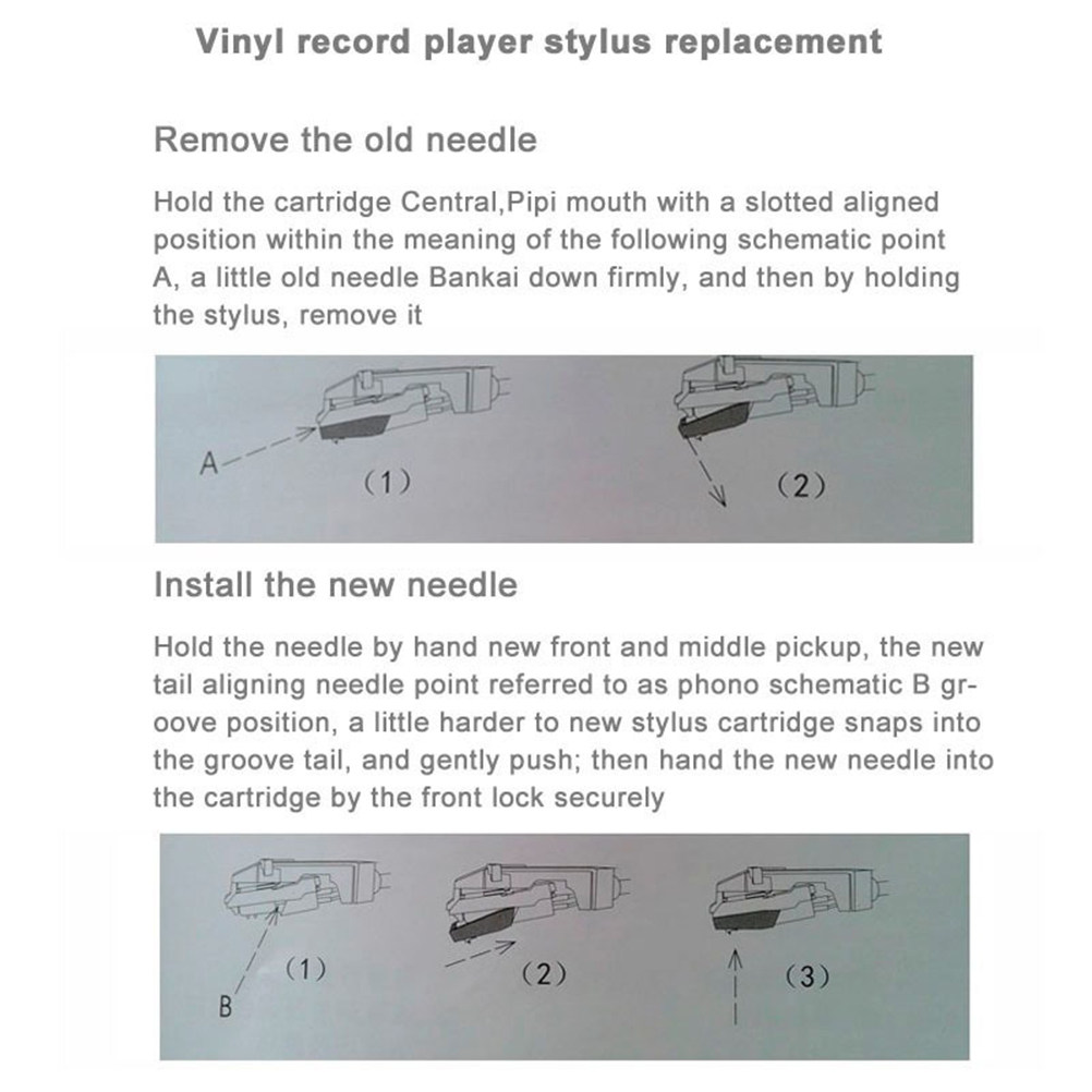 2 pezzi di aghi di ricambio pe - Record Player Needle recensione e prezzo