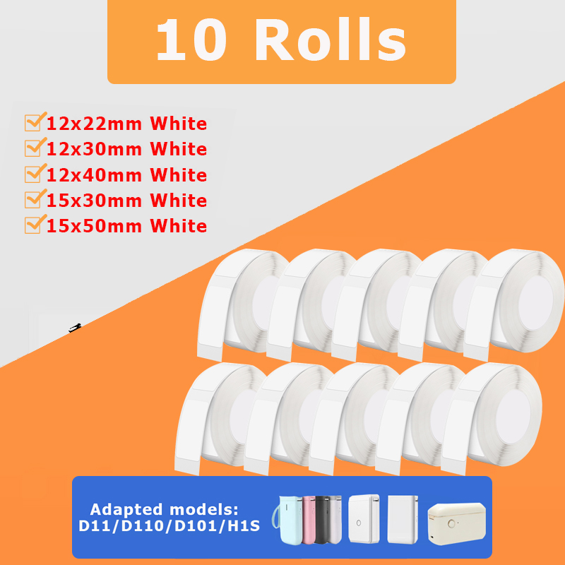 10 Rotoli di Etichette Adesive - Typewriter Ribbon Roll recensione e prezzo