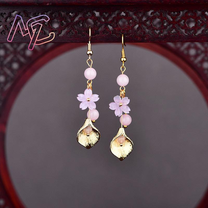Orecchini con fiori di giada n - Vintage Item recensione e prezzo